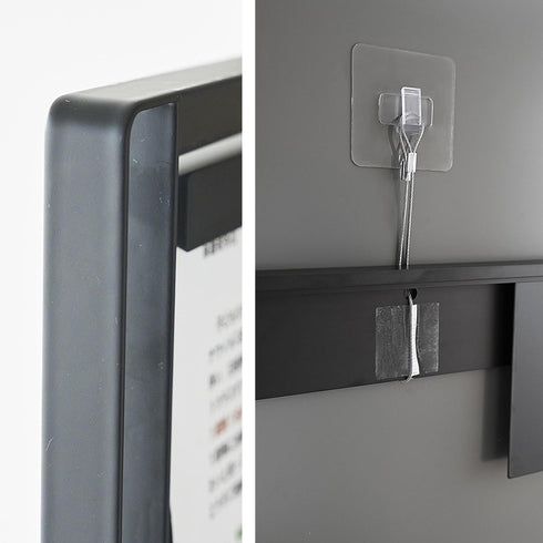 マグネット冷蔵庫横隠せるスライドスチールパネル タワー.|s16